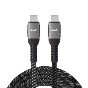 지토스 C타입 USB C to C 고속 충전케이블 삼성 아이폰 충전기 케이블 100w, 50cm, 1개