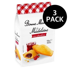 본마망 라즈베리 마들렌 BONNE MAMAN Raspbey heat madeleines, 3개, 300g