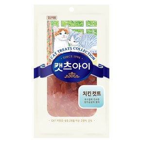 캣츠아이 고양e 웰빙간식 닭, 캣닙치킨컷트, 27g, 10개