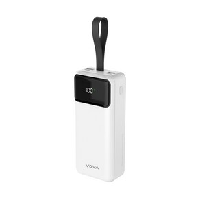 보바 고속충전 대용량 보조배터리 30000mAh 22.5W VA-130, 화이트