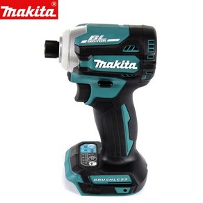 Makita-18V 임팩트 드라이버 브러시리스 무선 전기 스크루 DTD171 충전식 드릴 배터리 없음 Makita 전동 공구 파란