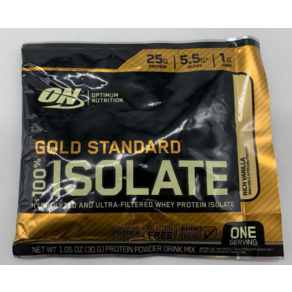 Optimum Nutrition Gold Isolate Whey Protein Rich Vanilla 30 g (1.05 oz) 721259