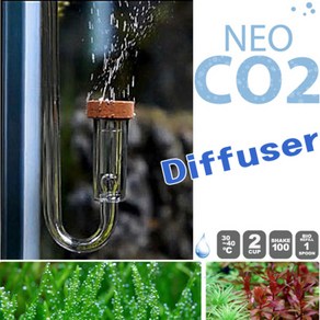 [네오] Neo CO2 버블카운터 확산기 S / 수초용품 어항용품 이산화탄소 확산기, 1개