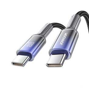 [티파스] 조이룸 프리미엄 초고속 쿨링 충전 케이블 USB C타입 60W PD3.0, 1개, 블랙, 1.2m