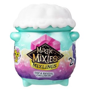 Magic Mixies Mixlings Tap & Reveal 가마솥 2팩 마법의 힘을 드러내는 마술 지팡이 파워 언리쉬드 시리즈 만 5세 이상 아동용 스타일은 다를 수 있음, Magic Mixies Mixlings Tap & Re