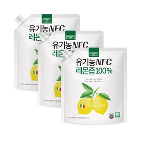 내추럴박스 유기농 레몬즙 NFC 착즙주스 500ml