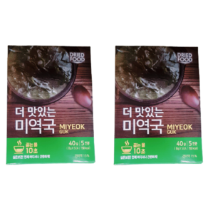 더맛있는 동결건조 즉석미역국, 2개, 40g