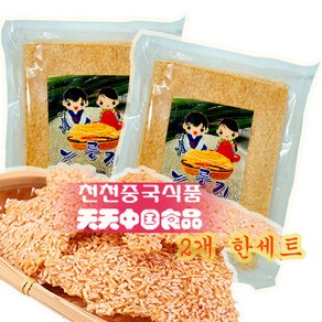 [천천중국식품] 연변 입쌀 누룽지 350G* 2EA 세트 무방부제 누룽지 연변궈바, 350g, 2개