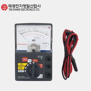 첵맨 아날로그 절연저항계 TKM-910