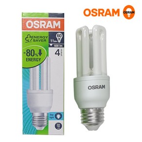 오스람 OSRAM EFTR11EX-D 11W 주광색 형광등 전구, 1개