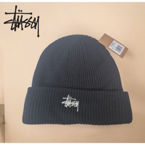 [국내매장판] 스투시 베이직 커프 비니 블랙 CUFF BEANIE BASIC BLACK