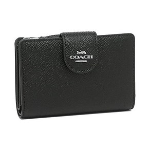 Coach 코치 지갑 블랙 레이디스 6390 SVDTV 고급 데일리