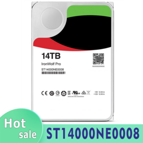 프로 ST14000NE0008 14TB 7200RPM 3.5 SATA NAS 하드 드라이브 리퍼, 1개