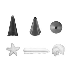 깍지 24번 (크로스별깍지 5발 4.9mm), 단품, 1개