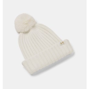 [언더아머 본사]Womens UA Halftime Pom Beanie1386637-114