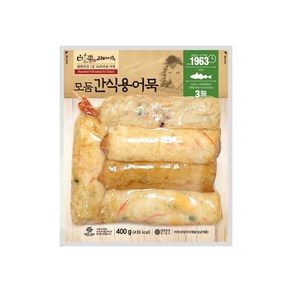 고래사어묵 모둠 간식용어묵, 400g, 4개