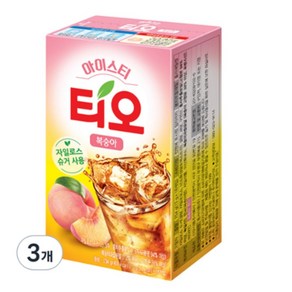 동서티오 아이스티 복숭아맛, 13g, 18개입, 3개