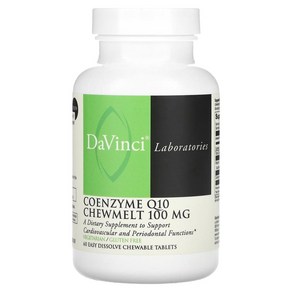 다빈치 랩 오브 버몬트 코엔자임 Q10 츄멜트 100mg 60 이지 디졸브 츄어블, 60정, 1개