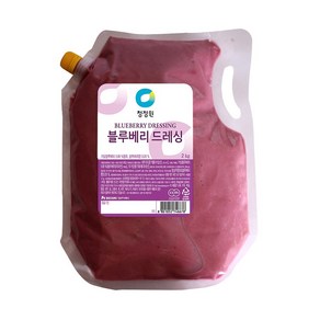 쉐프원 블루베리드레싱2kg(캡파우치)/청정원 소스, 1개, 2kg