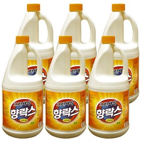 크린세상 향락스 2L 6개 오렌지향