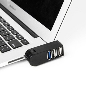 USB 용품 노트북 멀티 3.0 포트 분배기 확장, 블랙, 1개