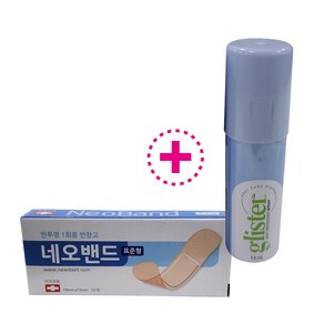 암웨이 구강스프레이 글리스터 민트 리후레셔 멘톨 1개+일회용네오밴드1갑 구강 스프레이, 1개, 14ml