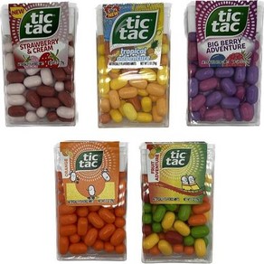 Snackivore의 Tic Tacs 5가지 과일 맛 버라이어티 팩 틱택