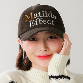 라핑 Matilda 골덴 야구모자 코듀로이 캡모자 가을 겨울 볼캡