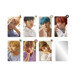 BTS 핸드미러 (LOVE YOURSELF He) 3D포토 손거울 렌티큘러 방탄소년단, 뷔 (V), 1개