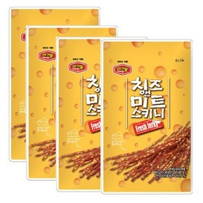 머거본 치즈앤미트 스키니 육포, 30g, 4개