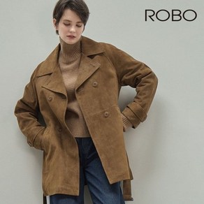 로보 24FW 스웨이드 클래식 하프트렌치