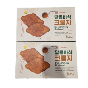 [코스트코] 신라명과 달콤 바삭 크룽지 25G 15개입 375g 크로아상, 15개