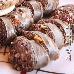 속초 아바이순대 1kg 속초아바이마을의 명물 [속초명가젓갈], 1개