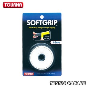 투나 그립 SOFT GRIP 흰색 3개입 테니스 오버그립, 1개