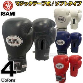 이사미 복싱 글러브 권투 격투기 ISAMI 찍찍이 BX 12 14 16 온스, 레드