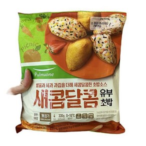 풀무원 새콤달콤 유부초밥, 종이박스포장, 2개, 330g