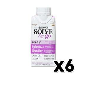 웅진식품 솔브앤고 피부장 200ml x 18팩, 18개