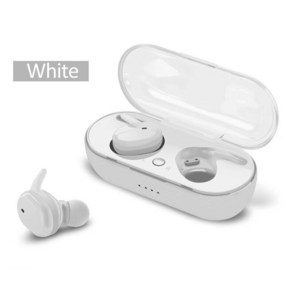 TWS Wieless Bluetooth 5.0 Eaphone Noise Cancelling 3d Steeo Sound Music In-Ea Eabuds, Colo White, White