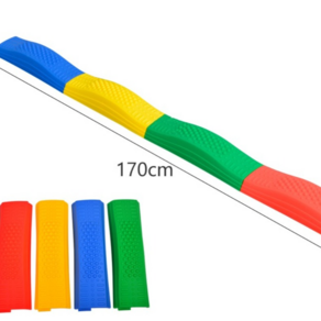 유아체육용품 실내 곡선 균형 감각 체육 놀이 감각 통합 훈련 장비 유치원 발 촉각 균형 보드 실내 가정용 장난감