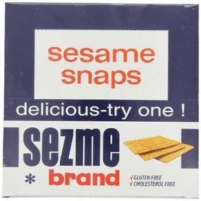 Sezme Sesame Snaps 40-gam (Pack of 24) 세즈메 참깨 스냅 40그램 (24팩), 24개, 40g