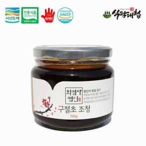 식탐대첩 서산명가 최영자 명인 구절초조청 500g, 1개