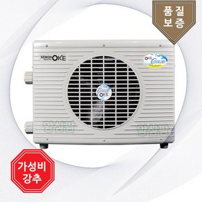 세원오케이 쿨러 히트펌프 냉각기 SWF-1000GH(1마력) 히트펌프/수족관용/하우스/해수용/활어용/산업용/온도조절기포함, 1개