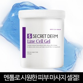 발롱뷰티 시크릿덤 라인 셀겔 (피부라인관리) 마사지겔 젤 1000ml 멘톨 바디 관리