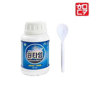 원타임 250g+계량수저 가정원예용 비료 식물 종합 영양제 완효성비료, 250g, 1개