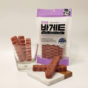 우리펫 당뇨견 치석제거용 건강 츄간식 2봉 치석제거개껌 보상간식 육포 대형개껌 덴탈츄, 12개