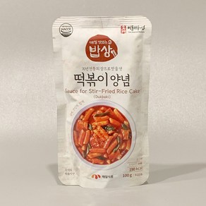 간편 떡볶이소스 양념장 분식 100g x 1팩, 1개