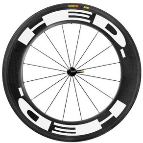 88림 자전거 휠셋 hed oad bike 림 데칼 용 카본 휠 스티커 60 80 88 mm, 60mm 림 브라이트 골드, 1개