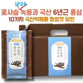 한살림 남성용 꽃사슴 녹용액 90ml 30포, 1박스, 2.7L