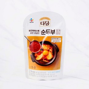 CJ 다담 바지락 순두부 찌개양념 140g, 1개