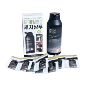 모다모다 3세대 제로그레이 블랙샴푸 10 / 염색 탈모 새치케어 샴푸 공식판매처, 1개, 300g